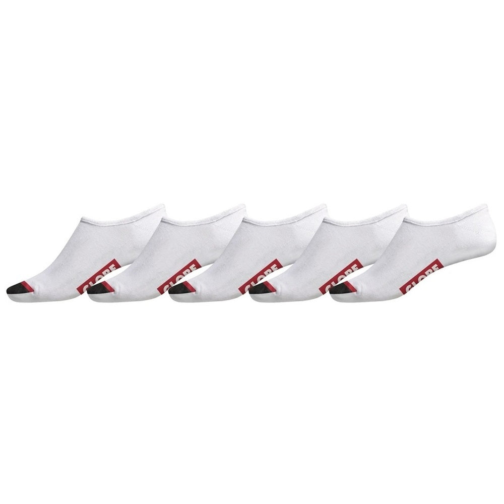 Tipper Invisible Sock 5-Pack - White