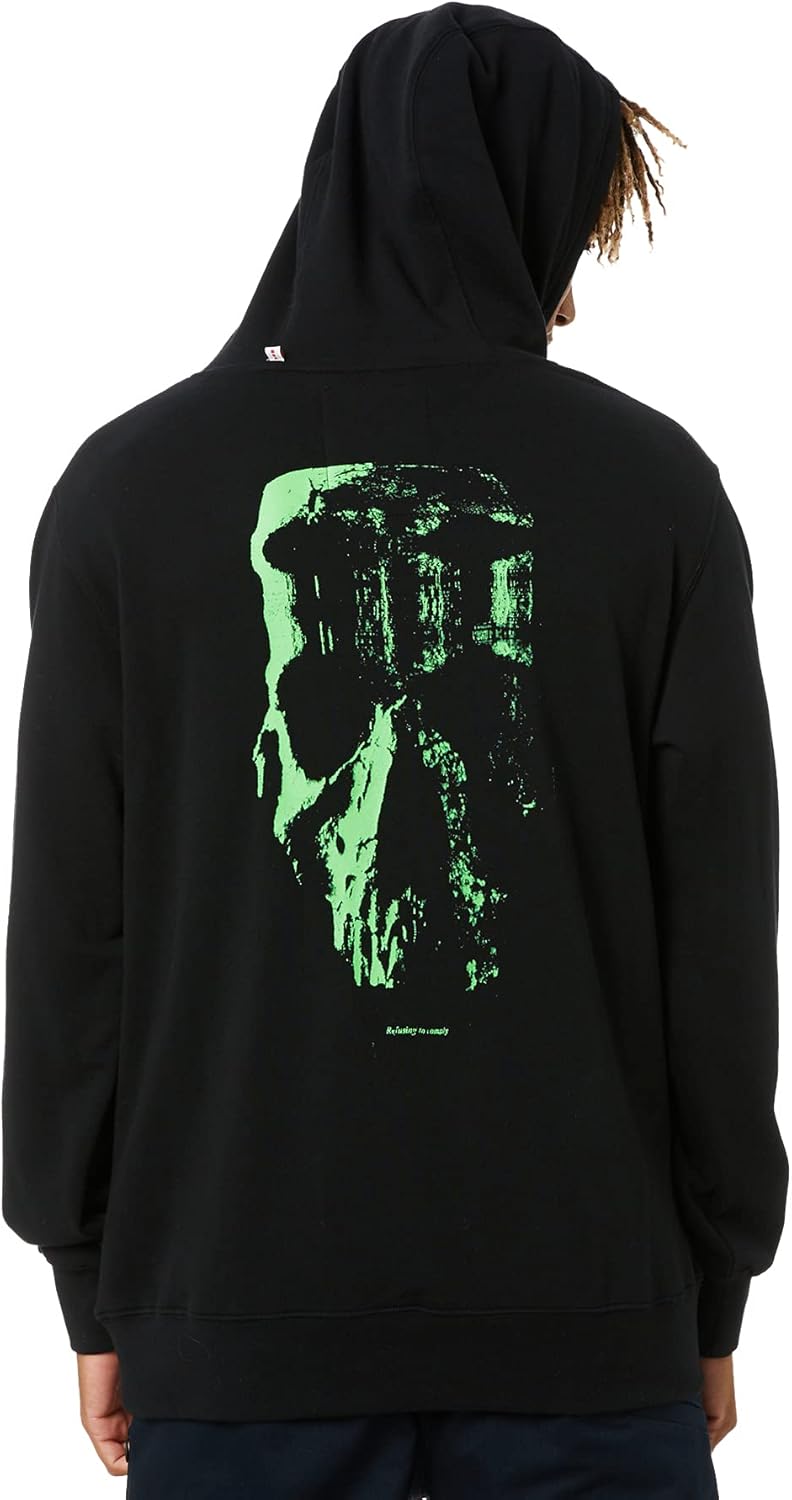 Refuse Skull Hoodie - Black