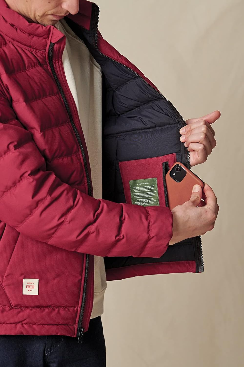 PRIME DOWN JACKET - RHUBARB