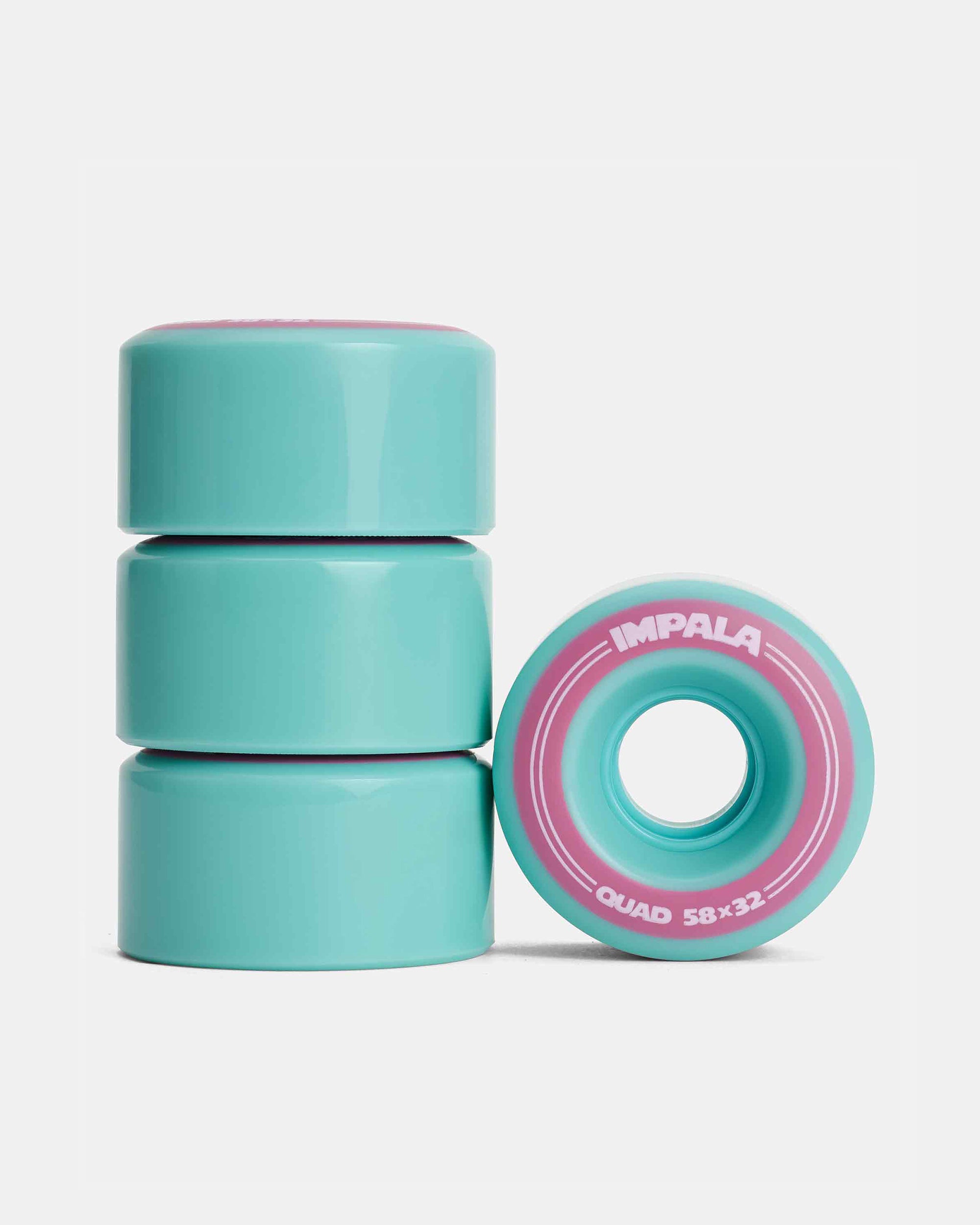 IMPALA ROLLER SKATE WHEELS - AQUA