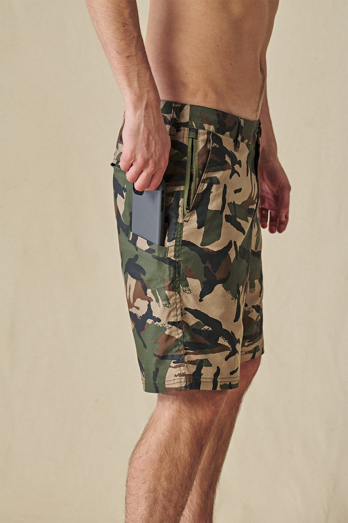 Any Wear Short - Olive Camo