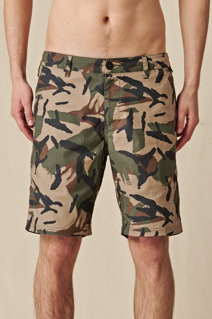 Any Wear Short - Olive Camo