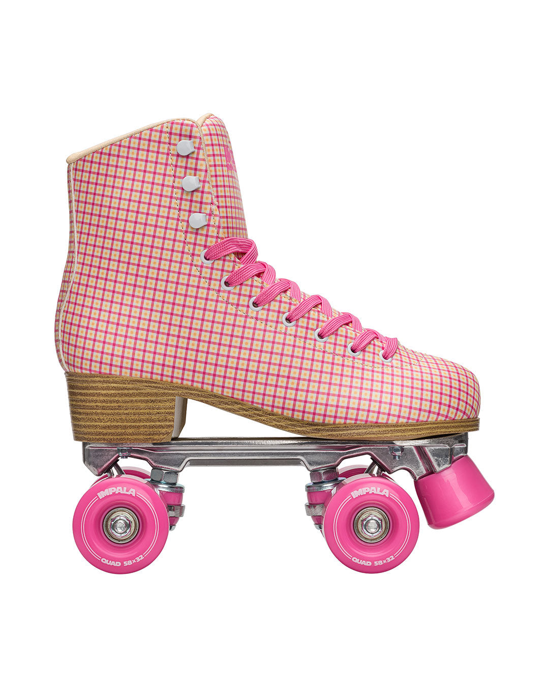IMPALA ROLLERSKATE - PINK TARTAN
