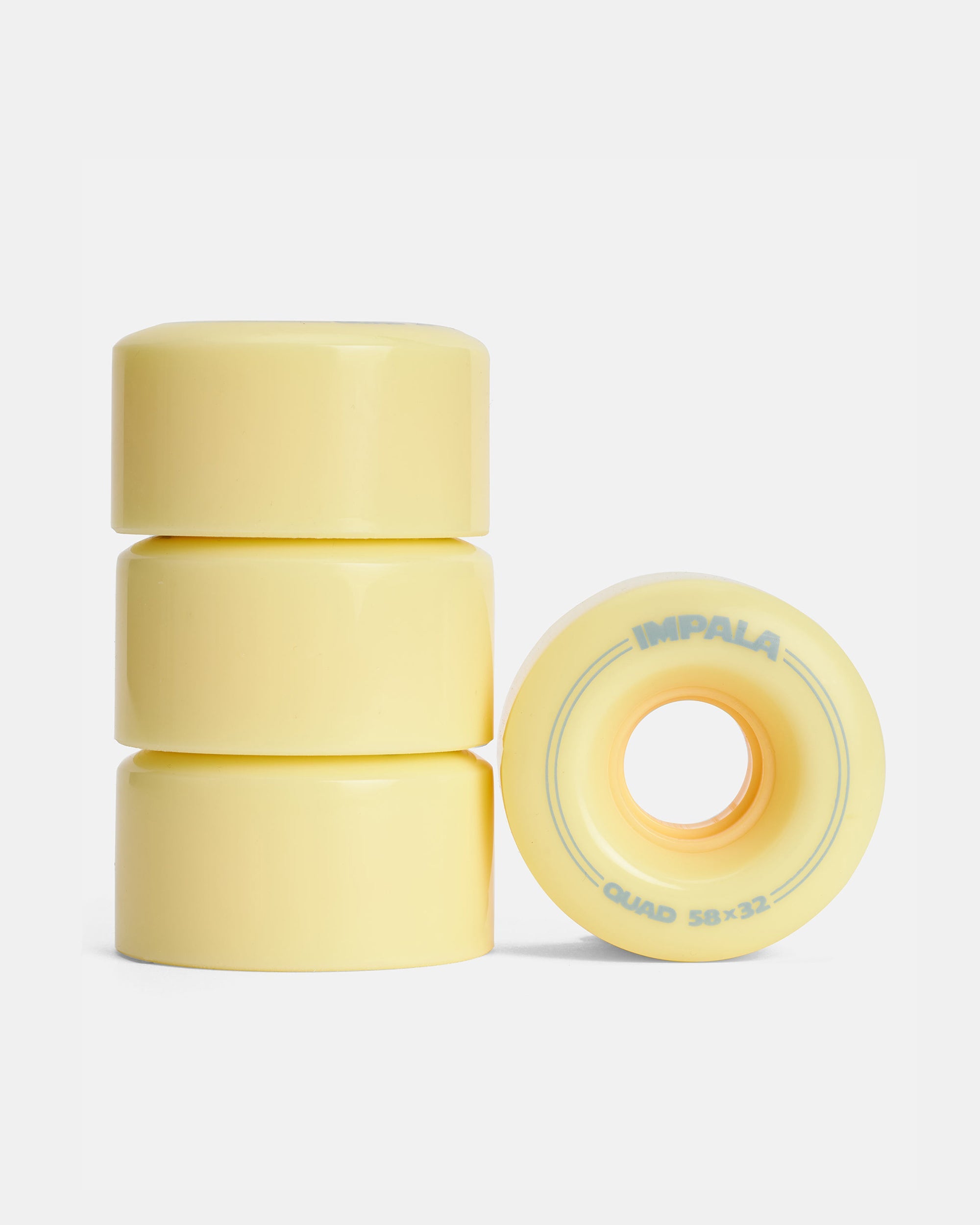 IMPALA ROLLER SKATE WHEELS - PASTEL YELLOW