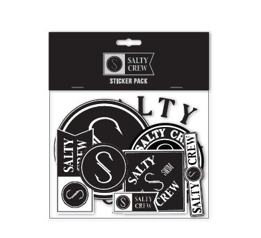 SALTY CREW LOGO STICKER PACK - ASSORTED